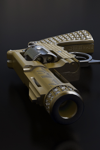 Illustration for article titled World's Smallest Gun Now In Gold and Diamonds, Kills Just the Same